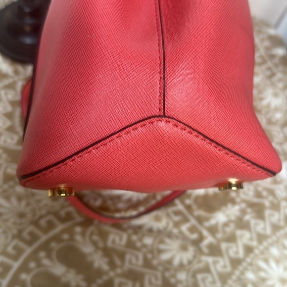 Michael Kors Greenwich Large Tote Grab Bag Watermelon/Luggage/Tote/Crossbody - Picture 7 of 13